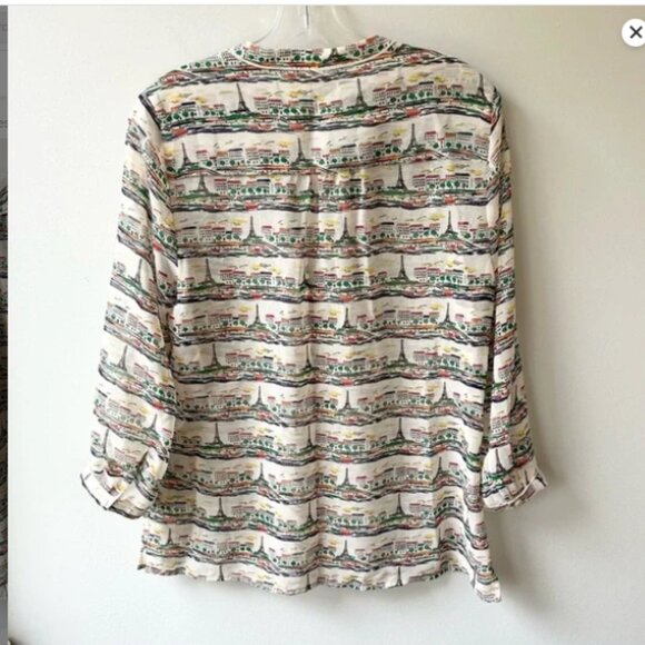 Banana Republic Multicolor Patterned Blouse - Picture 7 of 7